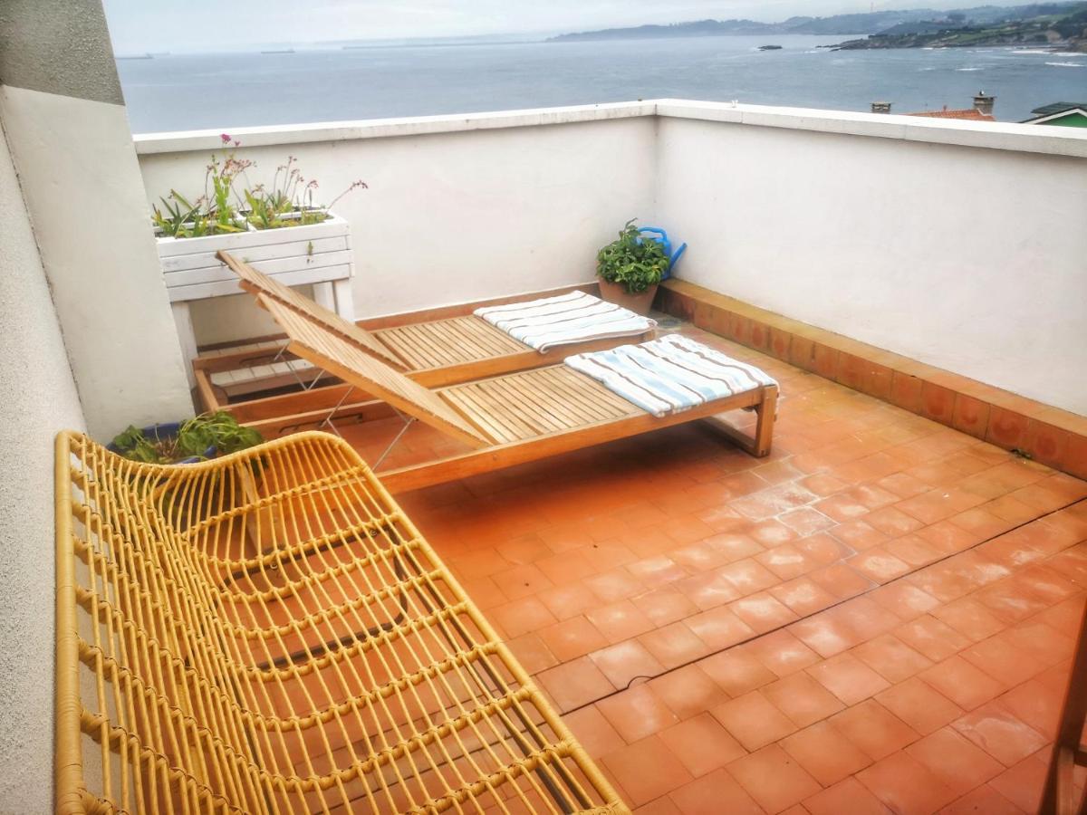 Aires Del Mar, Terraza Preciosa En Luanco公寓 外观 照片